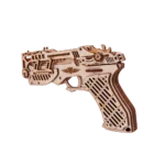 Pistolet Cyber Gun Wood Trick Drewniane Puzzle 3D