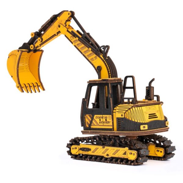 Koparka Excavator Puzzle 3D