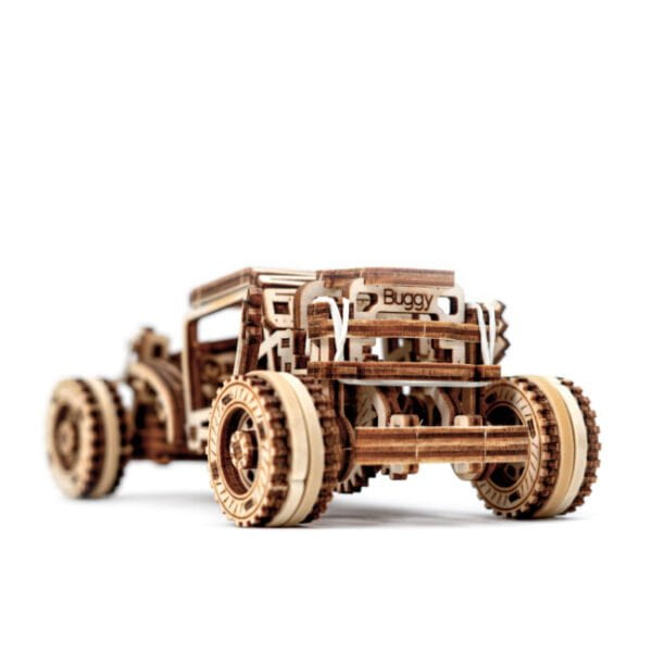 Drewniane puzzle 3D model drewniany do składania bez kleju dla dorosłych Samochód Buggy