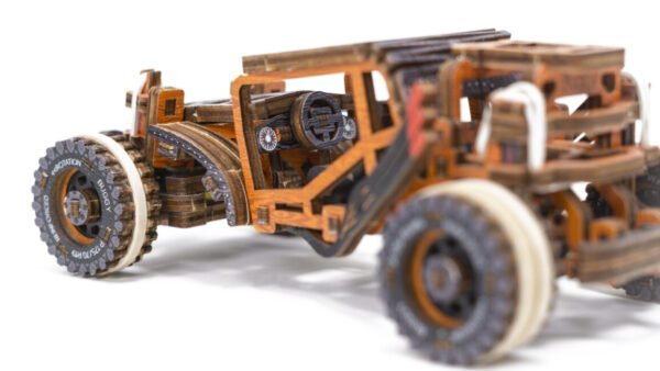 Drewniane puzzle 3D model drewniany do składania bez kleju dla dorosłych Samochód Buggy - Limited Edition