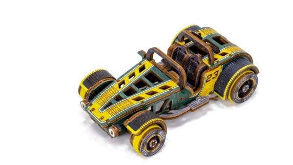 Drewniane puzzle 3D model drewniany do składania bez kleju dla dorosłych Samochód Roadster - Limited Edition