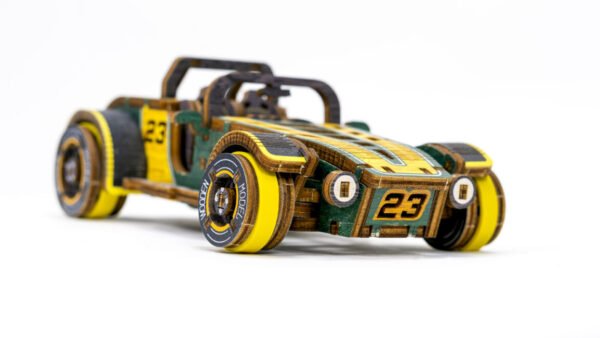 Drewniane puzzle 3D model drewniany do składania bez kleju dla dorosłych Samochód Roadster - Limited Edition