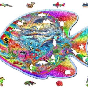 Puzzle z Figurkami Magiczna Ryba Magic Fish 250 el. L Wooden.City