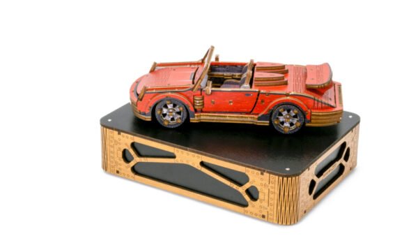 Drewniane puzzle 3D model drewniany do składania bez kleju dla dorosłych Samochód Sport Car - Limited Edition