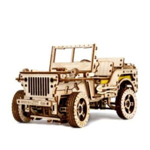 Samochód terenowy Jeep 4x4 Wooden.City Drewniane Puzzle 3D