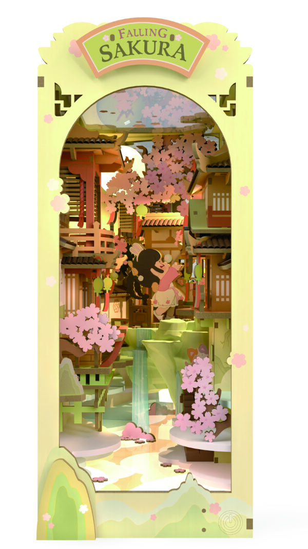 Domek Falling Sakura ROBOTIME Rolife drewniane puzzle 3D