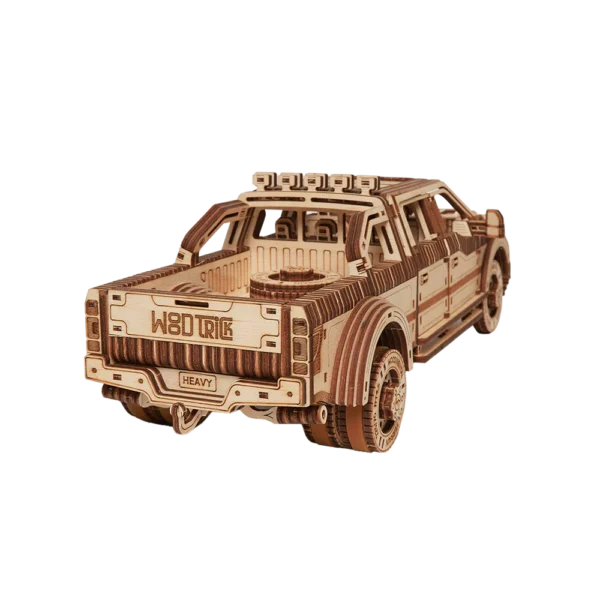 Drewniany model model do skladania puzzle 3D full-size pickup truck 3