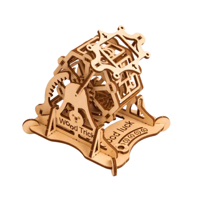 Drewniany model do skladania puzzle 3D Koło Fortuny 1