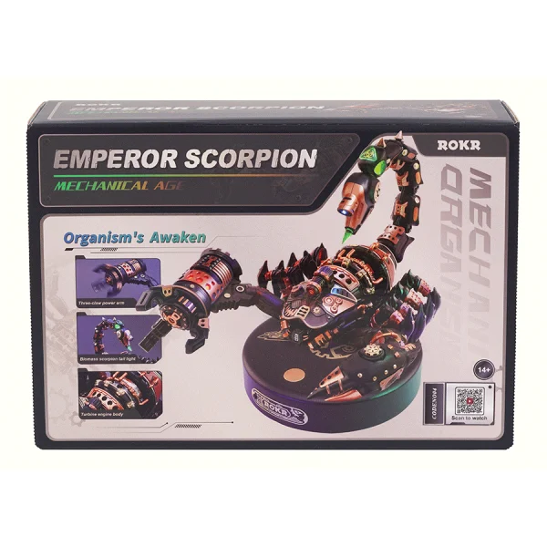 Drewniany model do skladania puzzle 3D Emperor Scorpion