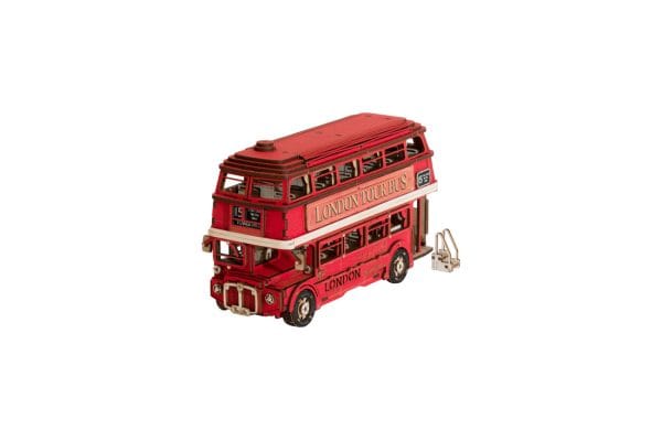 Drewniany model puzzle 3D Londyński autobus London Bus 1