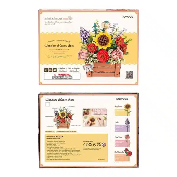 Wooden Bloom Box-Robotime-Drewniane-Puzzle-3D-7
