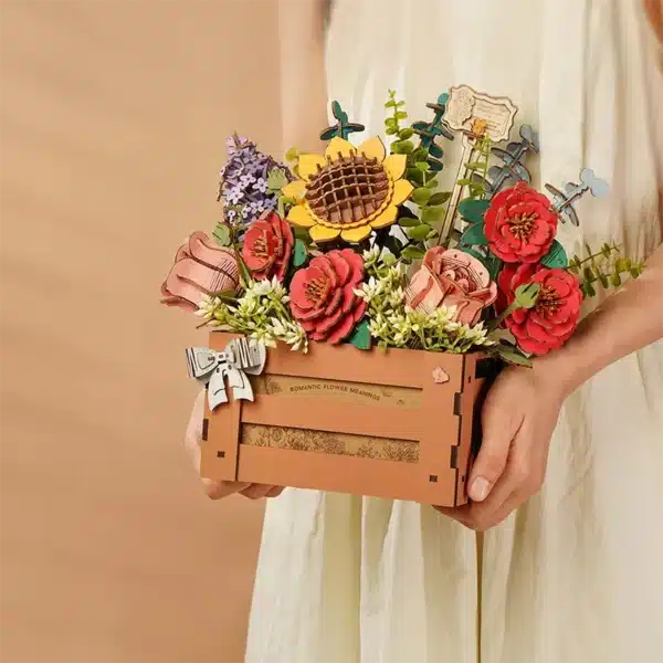 Wooden Bloom Box-Robotime-Drewniane-Puzzle-3D-4